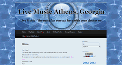 Desktop Screenshot of livemusicathensga.com